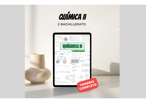 🧪 Química II 2 Bach y EVAU (Temario Completo)