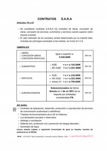 LEY 9/2017, 8 DE NOVIEMBRE CONTRATOS SECTOR PÚBLICO