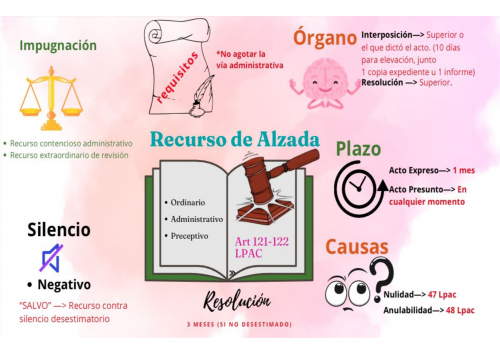 Esquema Recurso de Alzada Ley 39/15