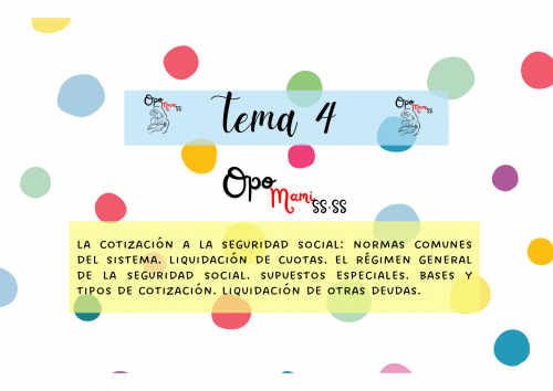 Portada Tema 4 Parte Específica de C1 Seguridad Social