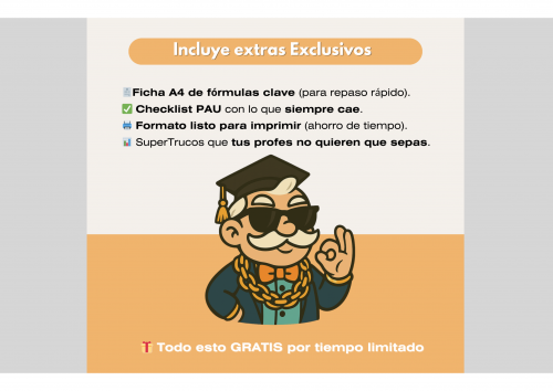 🎁 GRATIS – Los 6 temas clave para reventar la PAU (Mates, Física y Química)