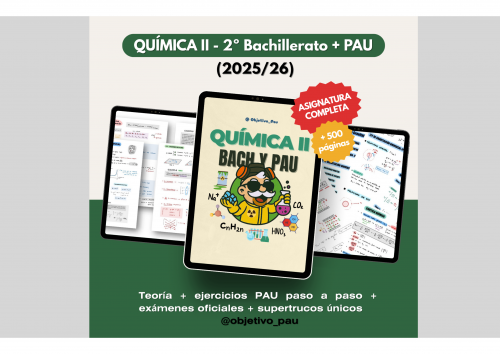 🧪 Química II – Asignatura Completa (2º Bachillerato + PAU, 2025/26)