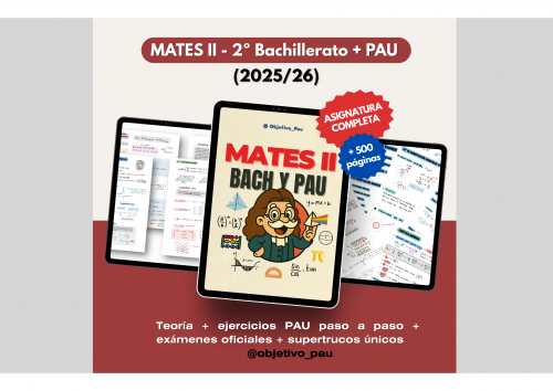 🎲 Matemáticas II – Asignatura Completa (2º Bachillerato + PAU, 2025/26)