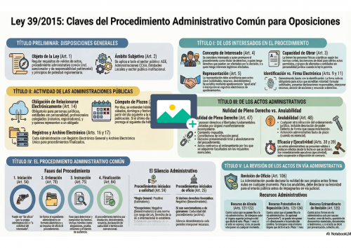 Infografía títulos Ley 39/2015